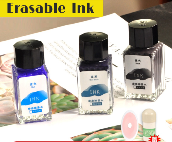 Fountain Pen Bottled Ink - Inchiostro cancellabile termosensibile 20 ml/bottiglia Penna