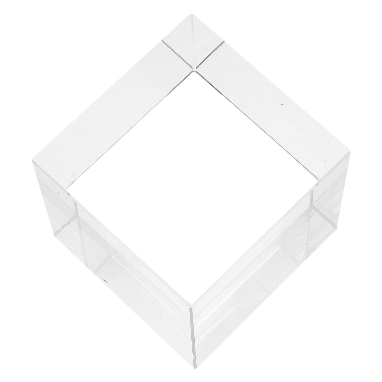 Book Weight Glass - Piombo da scrivania quadrato in cristallo