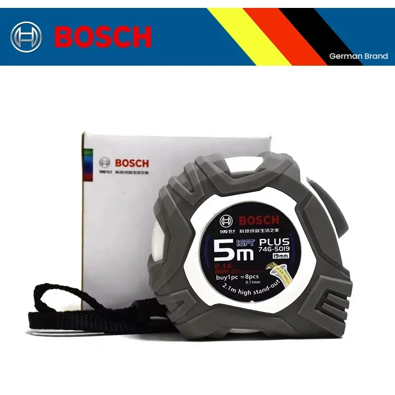 Tape Dispenser Weighted - Metro a Nastro Bosch Retrattile, Righello