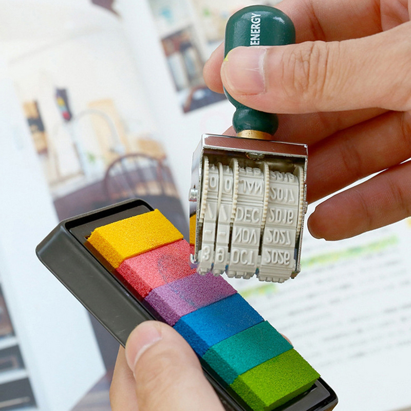 1pc timbro postale con data vi - Rubber Date Stamp recensione e prezzo