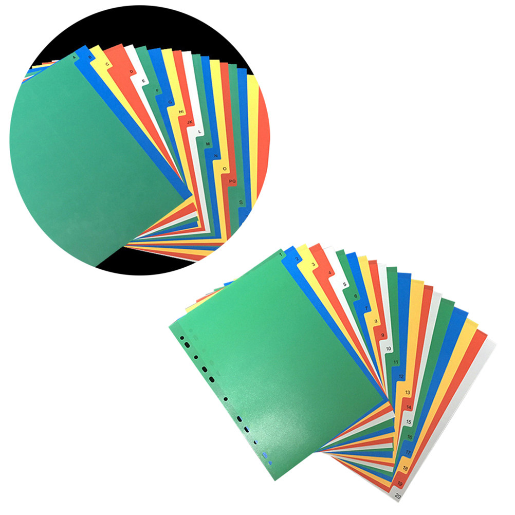 Set da 40 divisori ad indicizz - Tab Divider A4 recensione e prezzo
